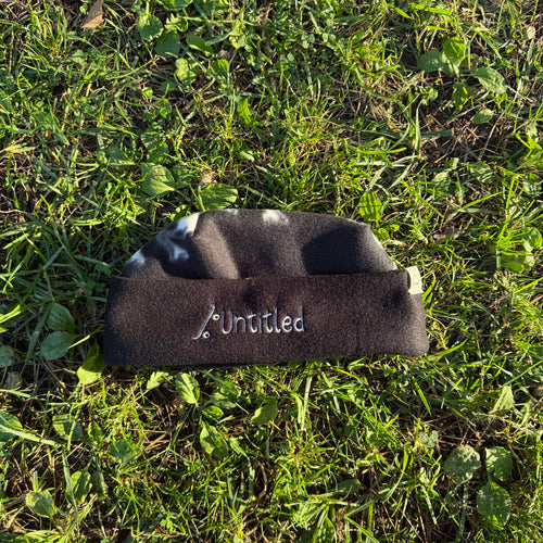 Black Skulls Cuff Beanie