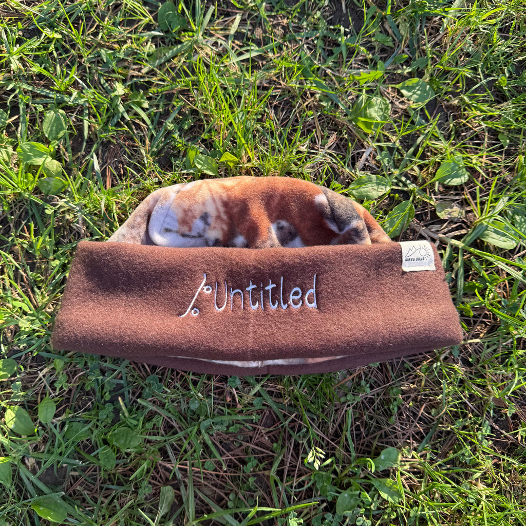 Brown Camo Cuff Beanie