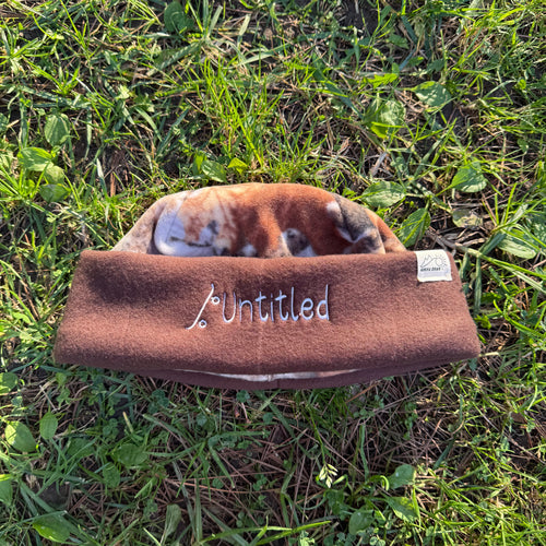 Brown Camo Cuff Beanie