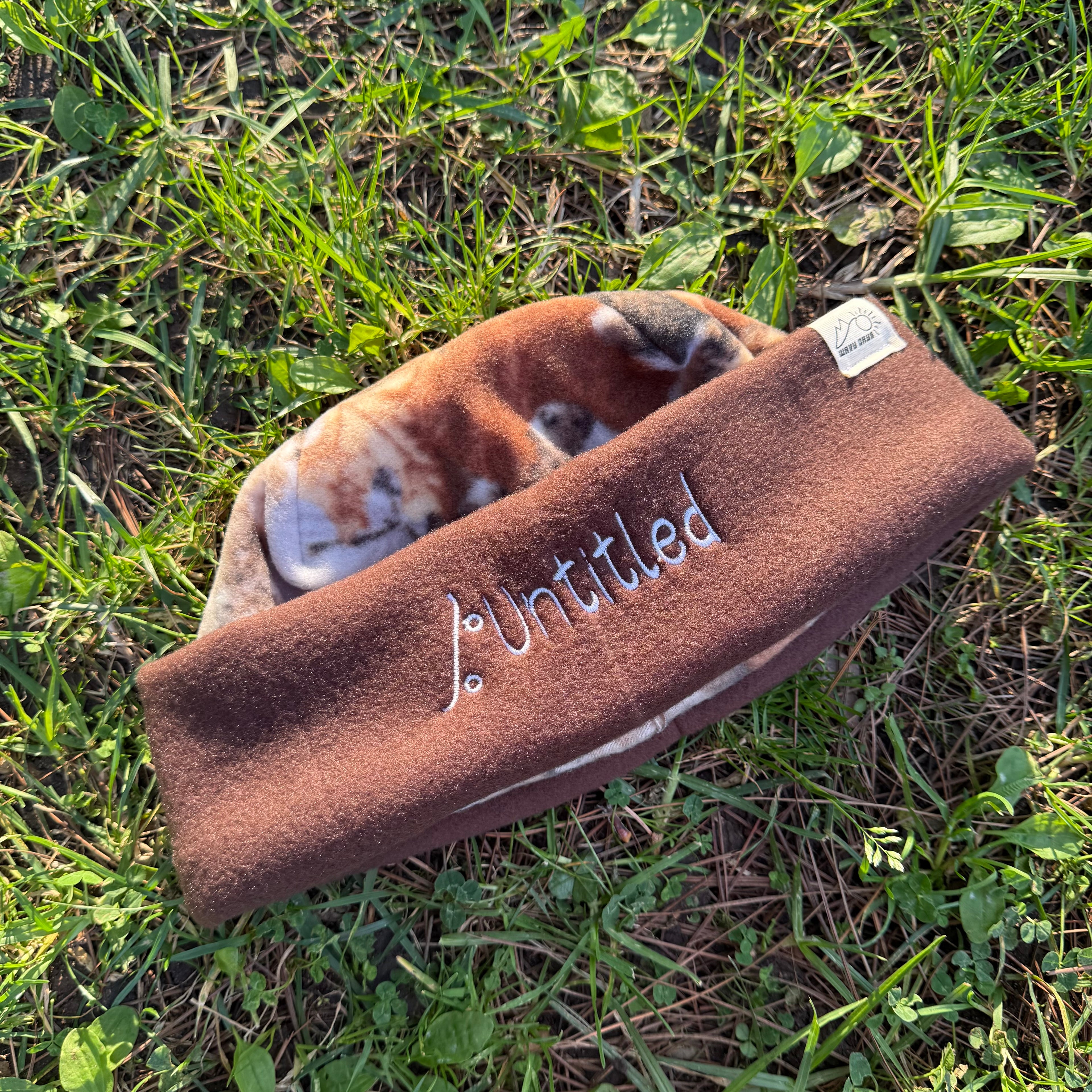 Brown Camo Cuff Beanie
